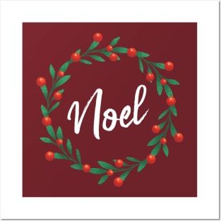 Noel - Cute Christmas Holiday Posters and Art